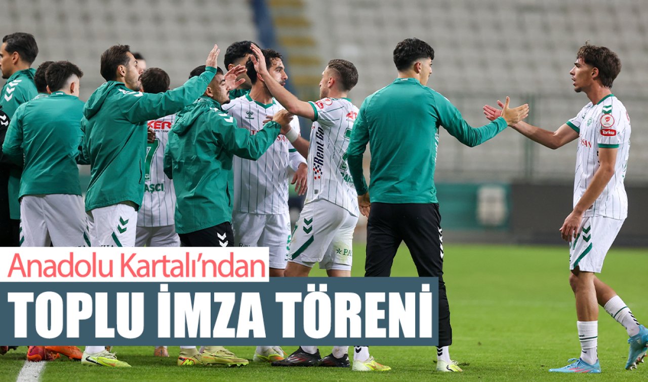 Anadolu Kartalı’ndan toplu imza töreni