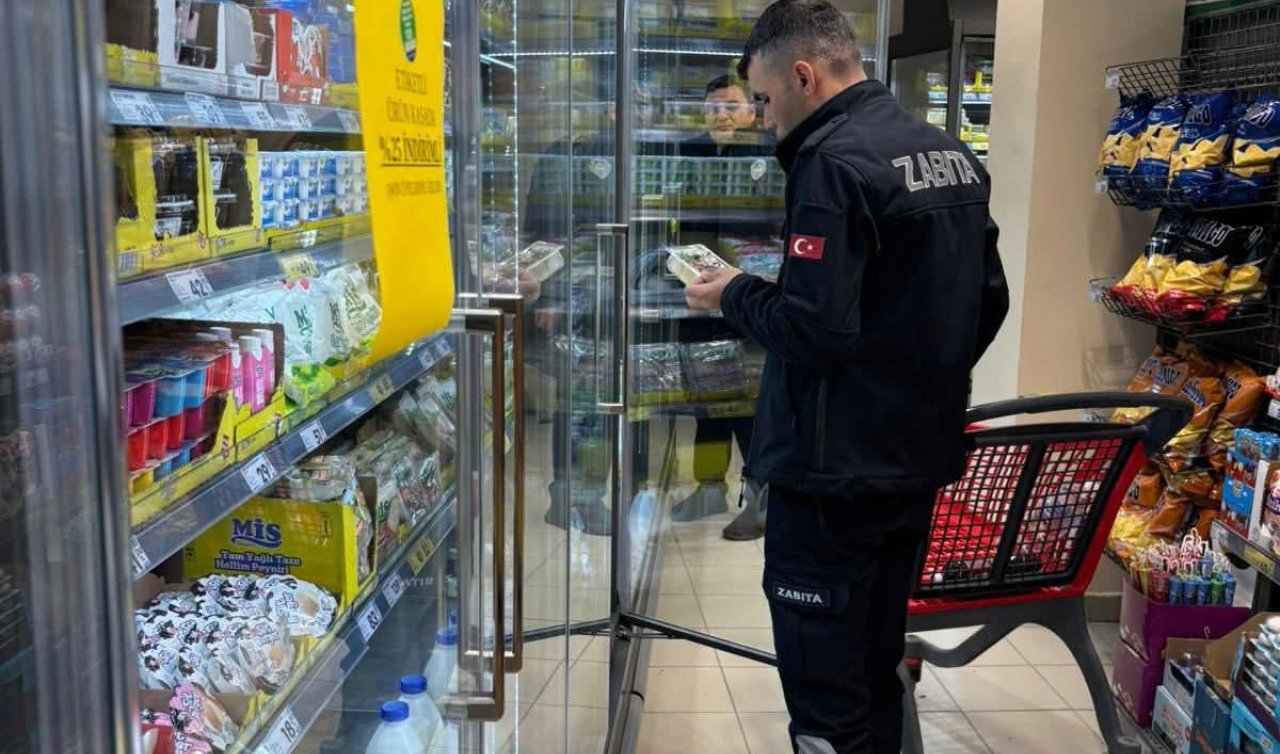 Konya’da marketlere denetim aralıksız sürüyor