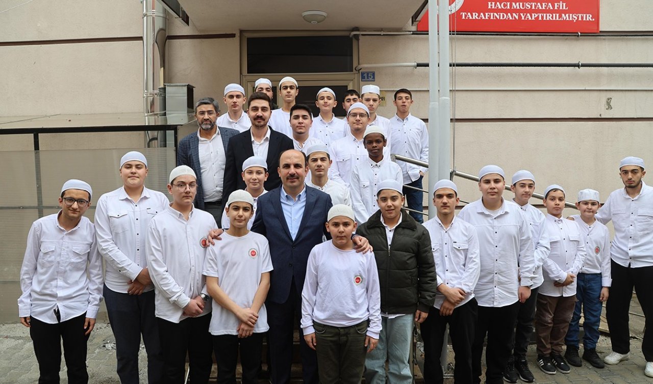 Başkan Altay yılın son gününde hafızlık öğrencileriyle bir araya geldi