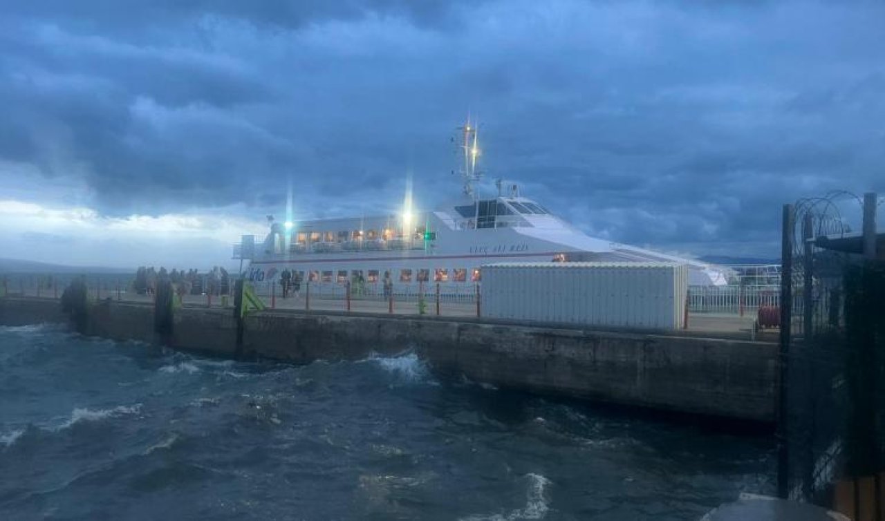 Deniz ulaşımında çok sayıda sefer iptal oldu