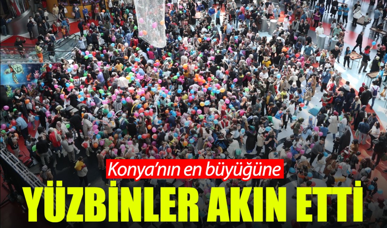 Başkan Altay açıkladı: Konya’nın en büyüğüne yüzbinler akın etti 