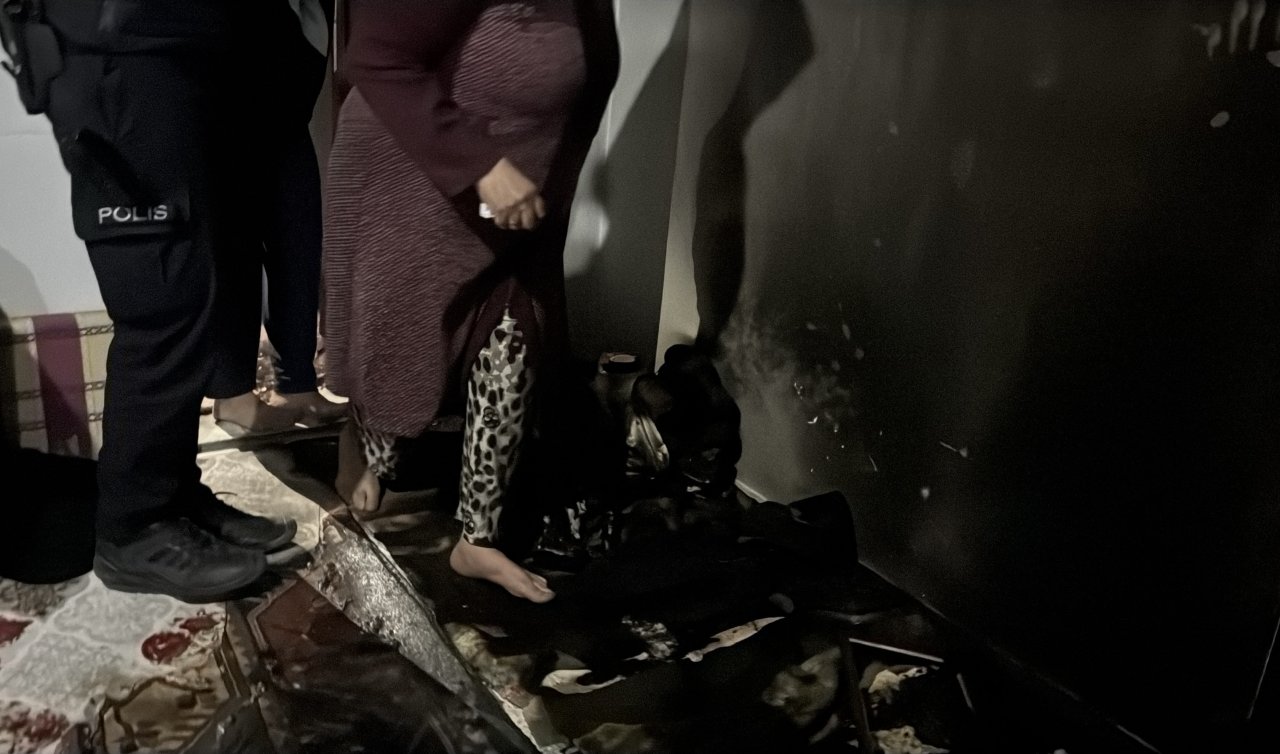 Uzaklaştırma kararı olan damat kayınvalidesinin evini ateşe verdi