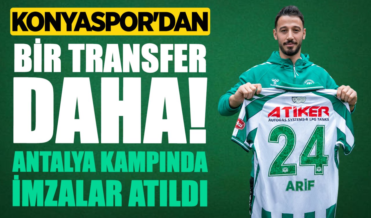 Konyaspor’dan bir transfer daha: Antalya kampında imzalar atıldı!