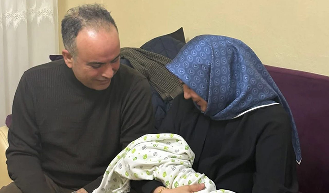 Konya’da “Merhaba Bebek Projesi’’ kapsamında bir aileye ziyaret yapıldı