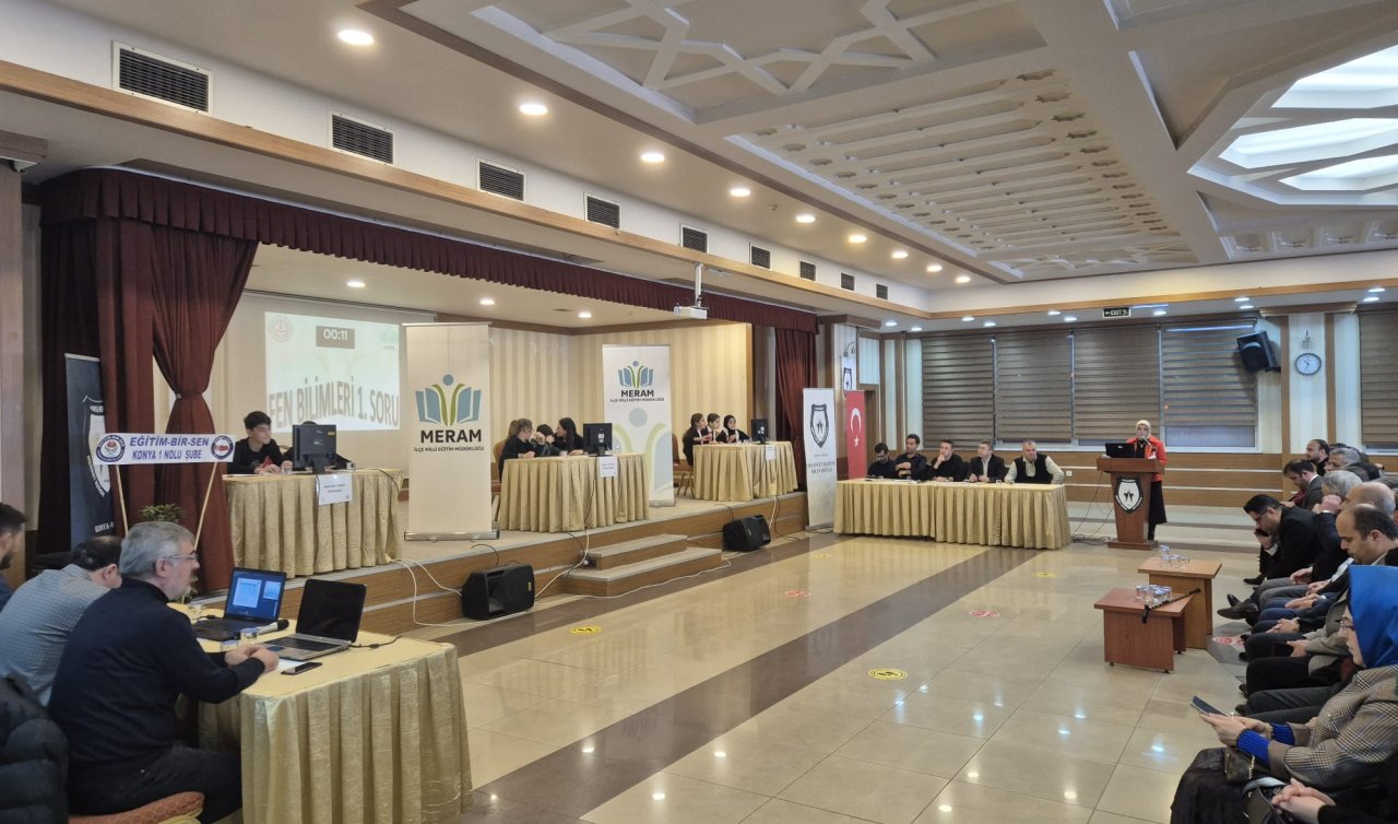 Meram’da “Haydi Bil Bakalım’’ bilgi yarışması ilçe finali yapıldı