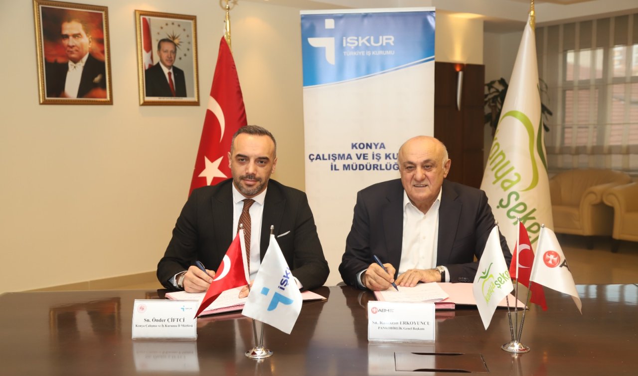 Konya’da İŞKUR ile Anadolu Birlik Holding arasında iş birliği protokolü