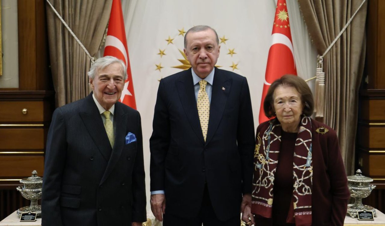 Cumhurbaşkanı Erdoğan iş insanları Koç ve Arsel’i kabul etti