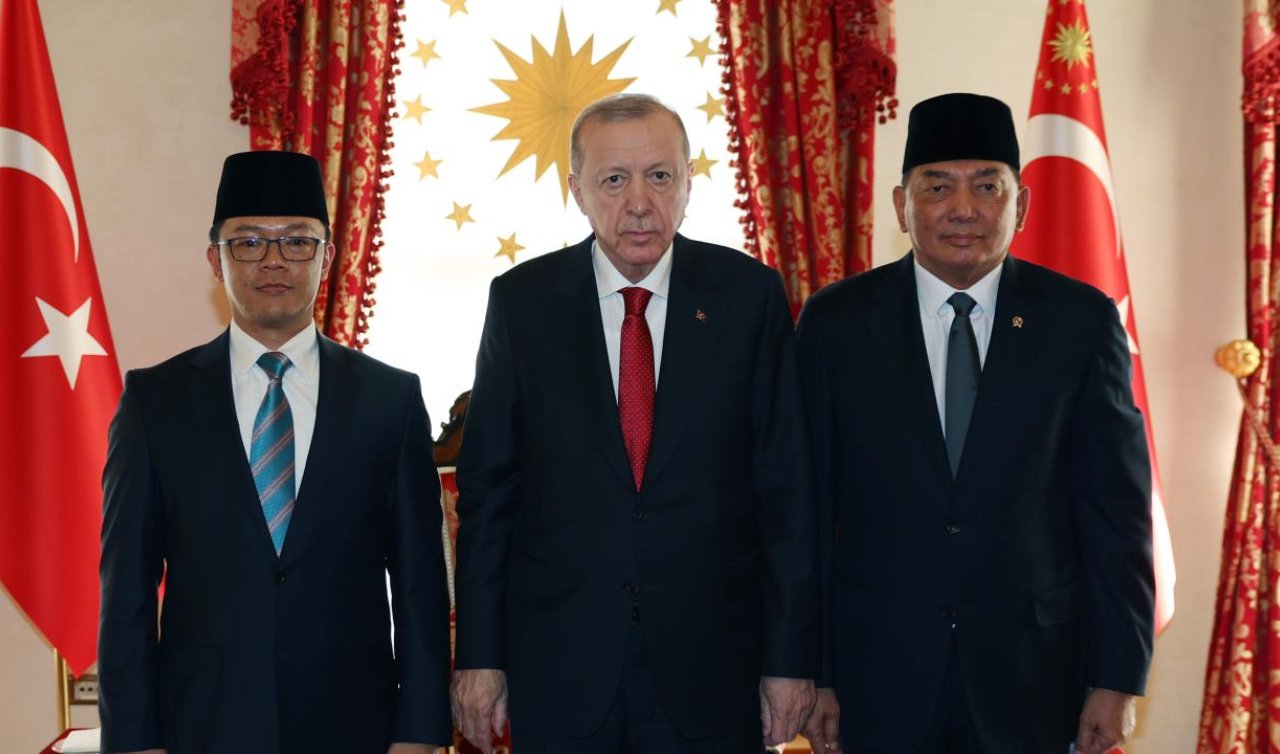 Cumhurbaşkanı Erdoğan Endonezyalı bakanları kabul etti
