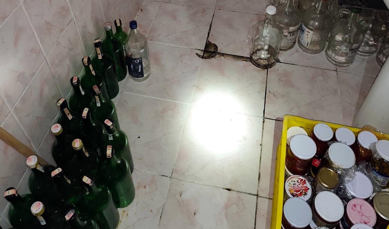 Tekirdağ’da 665 litre sahte içki ele geçirildi