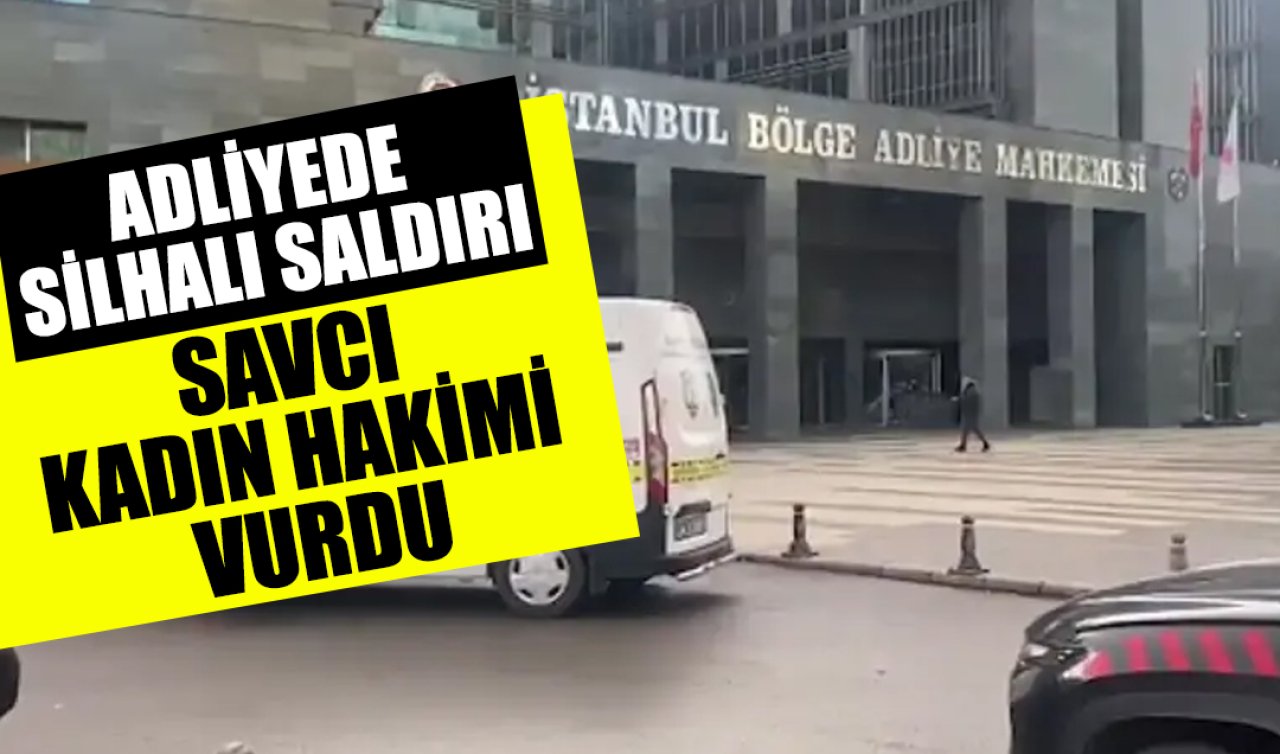 Adliyede silahlı saldırı! Savcı, kadın hakimi vurdu