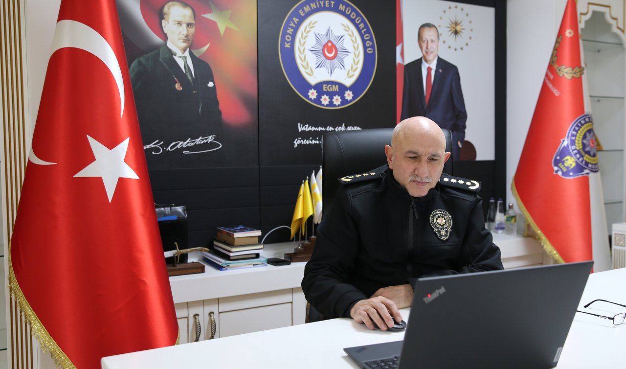 Konya İl Emniyet Müdürü Yüksek AA’nın “Yılın Kareleri’’ oylamasına katıldı