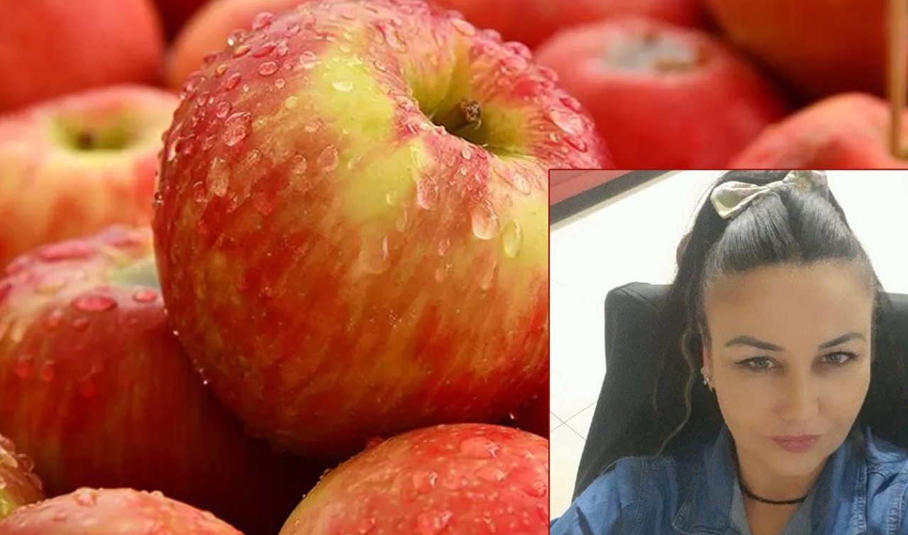 Yediği elma sonu oldu!