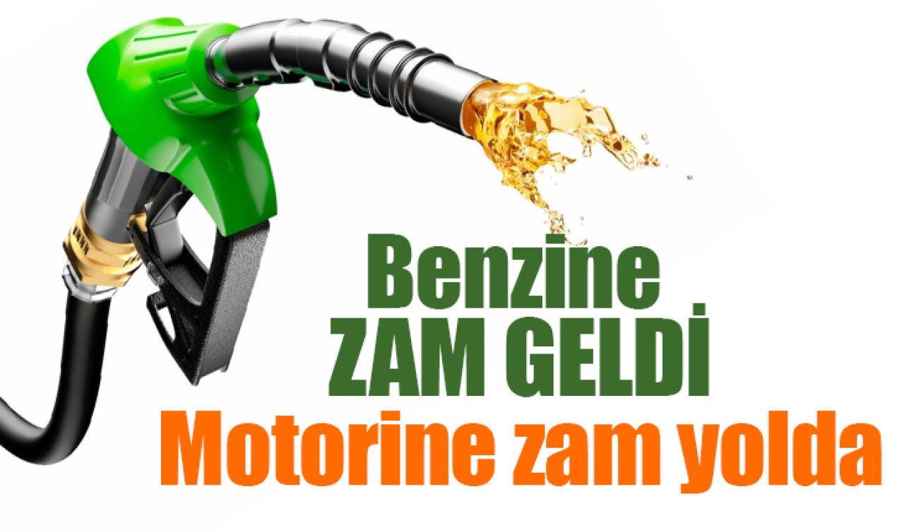 Benzine zam geldi: Motorine zam yolda