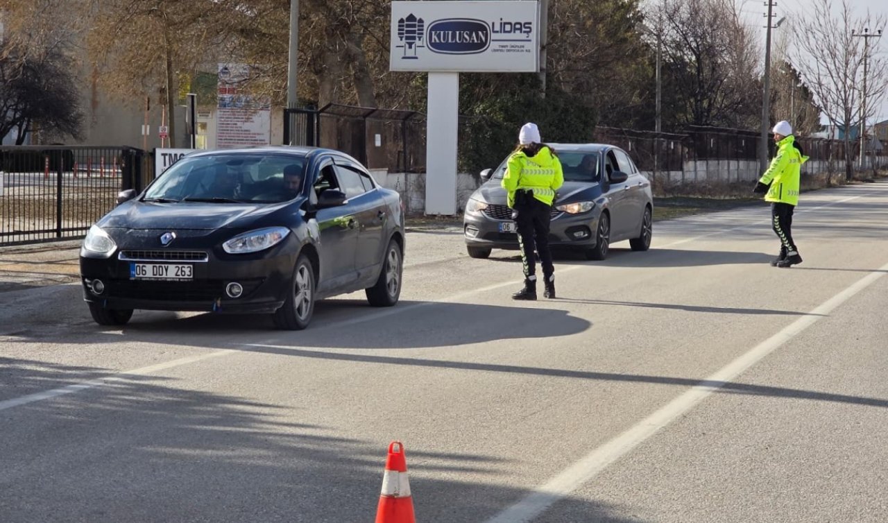 Kulu’da trafik ve asayiş uygulaması