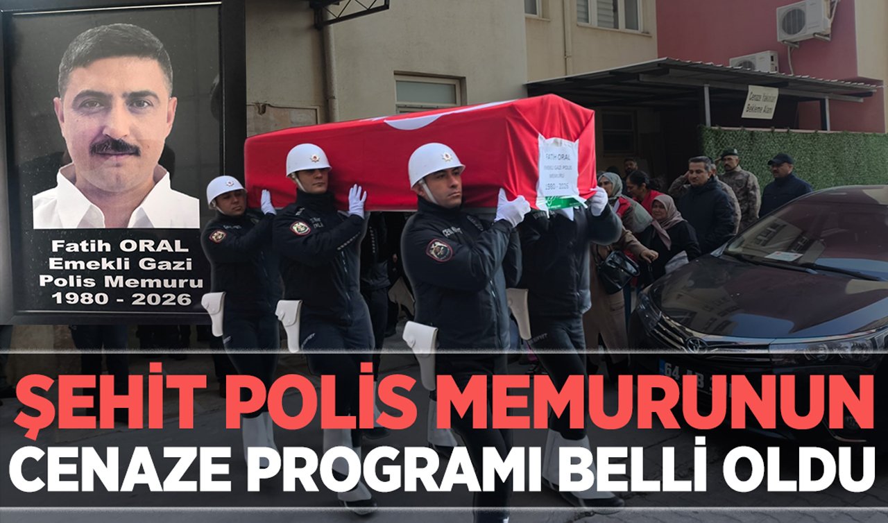 Şehit polis memurunun cenaze programı belli oldu!