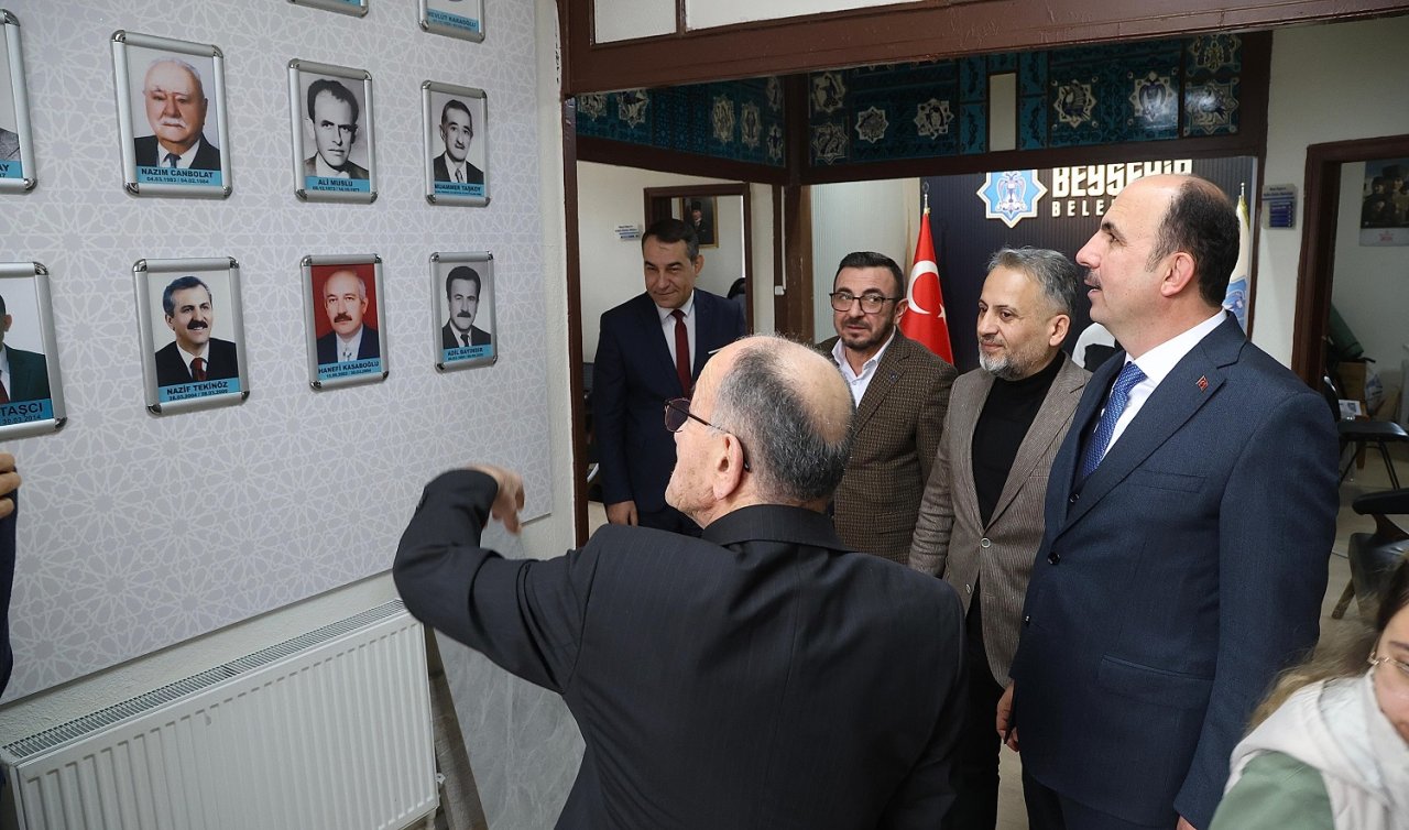 Başkan Altay Beyşehir ve Derebucak belediyelerini ziyaret etti