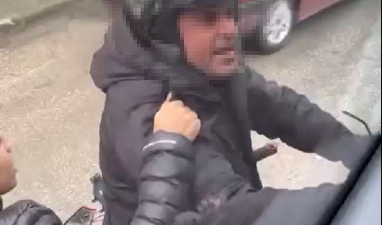 Yol verme tartışmasında minibüsün camını kıran şüpheli: Kaskıma vurunca sinirlendim