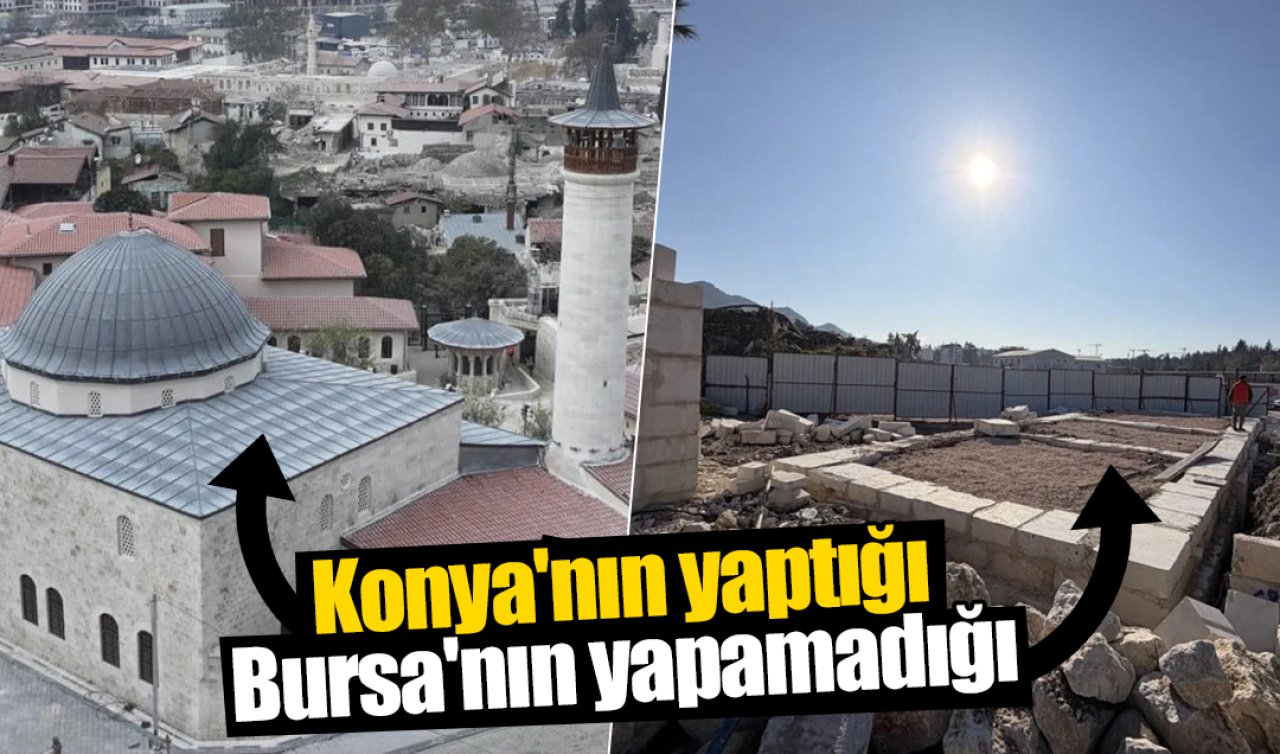 Belediyecilik farkı! Konya’nın yaptığı Bursa’nın yapamadığı