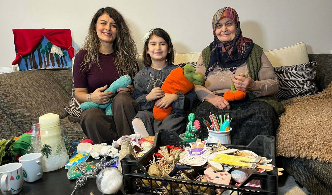 Bu ailede üç kuşaktır atıklar oyuncağa dönüşüyor 