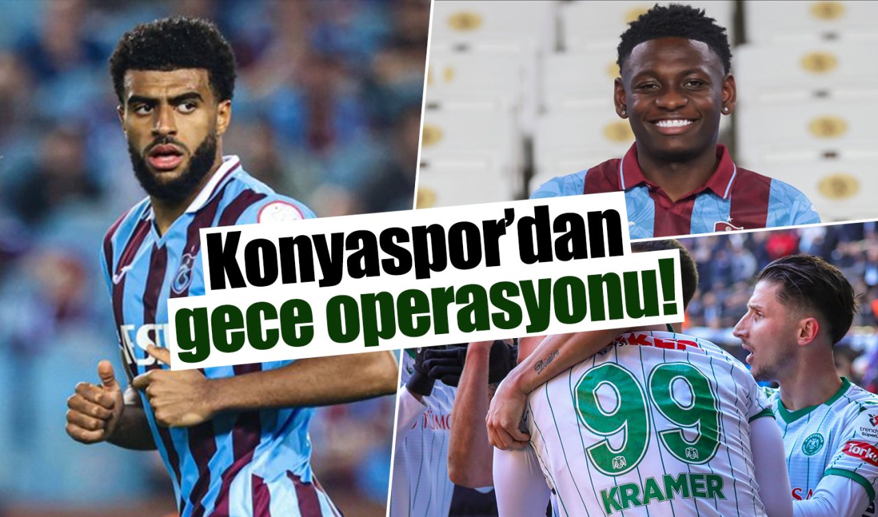Konyaspor’dan gece operasyonu! Hem kanat hem stoper geldi!