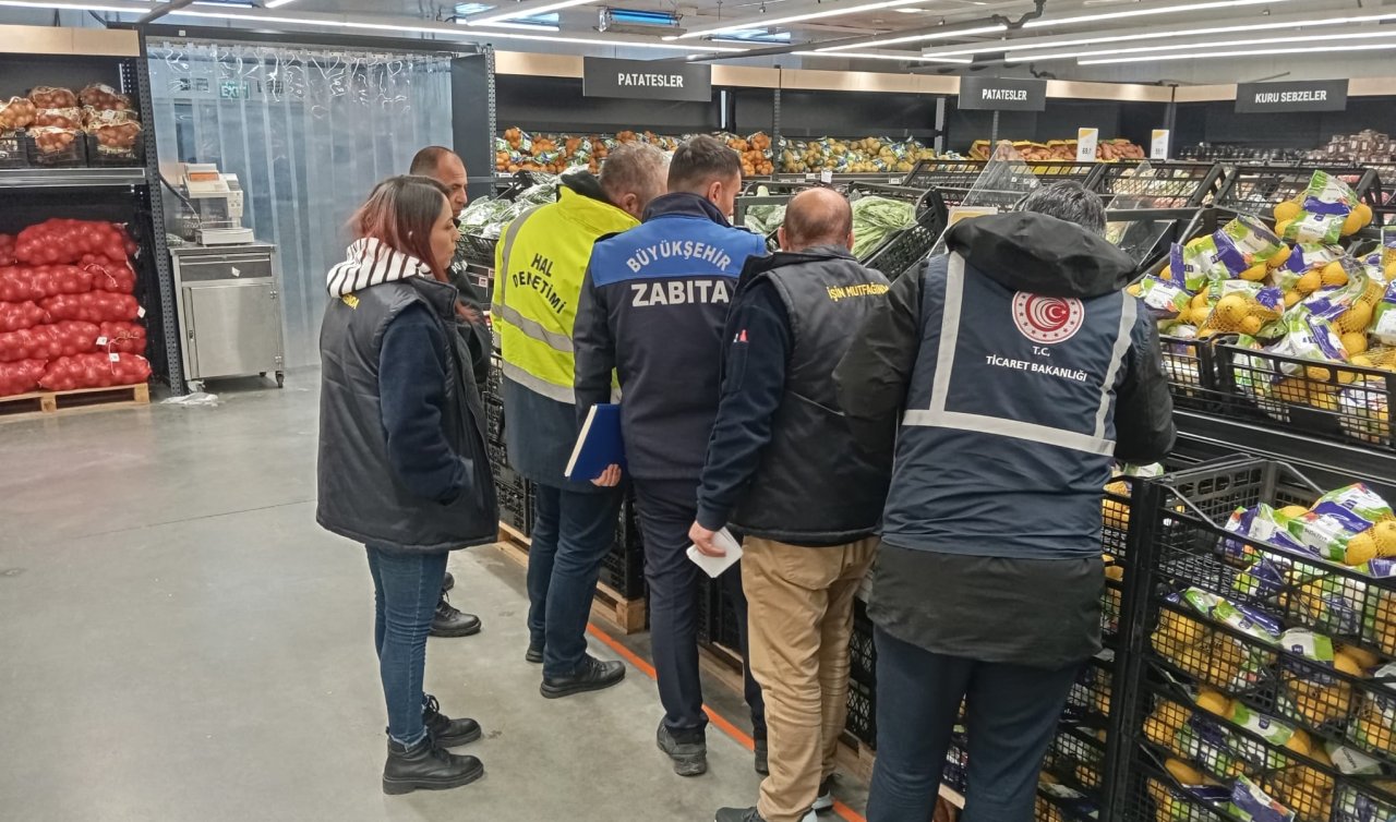 Konya’da yaş sebze ve meyvede fahiş fiyatlara karşı denetimler sürüyor