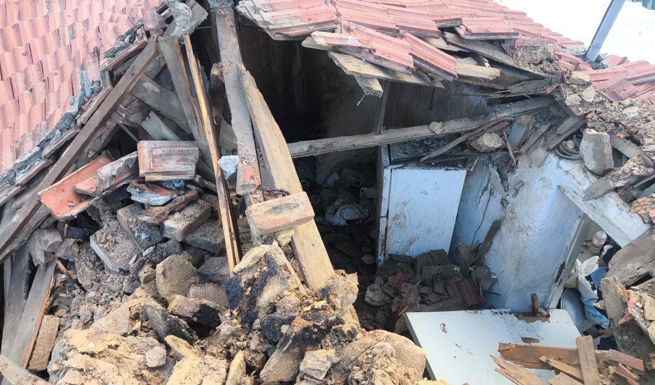 Kerpiç ev çöktü: 1 yaralı