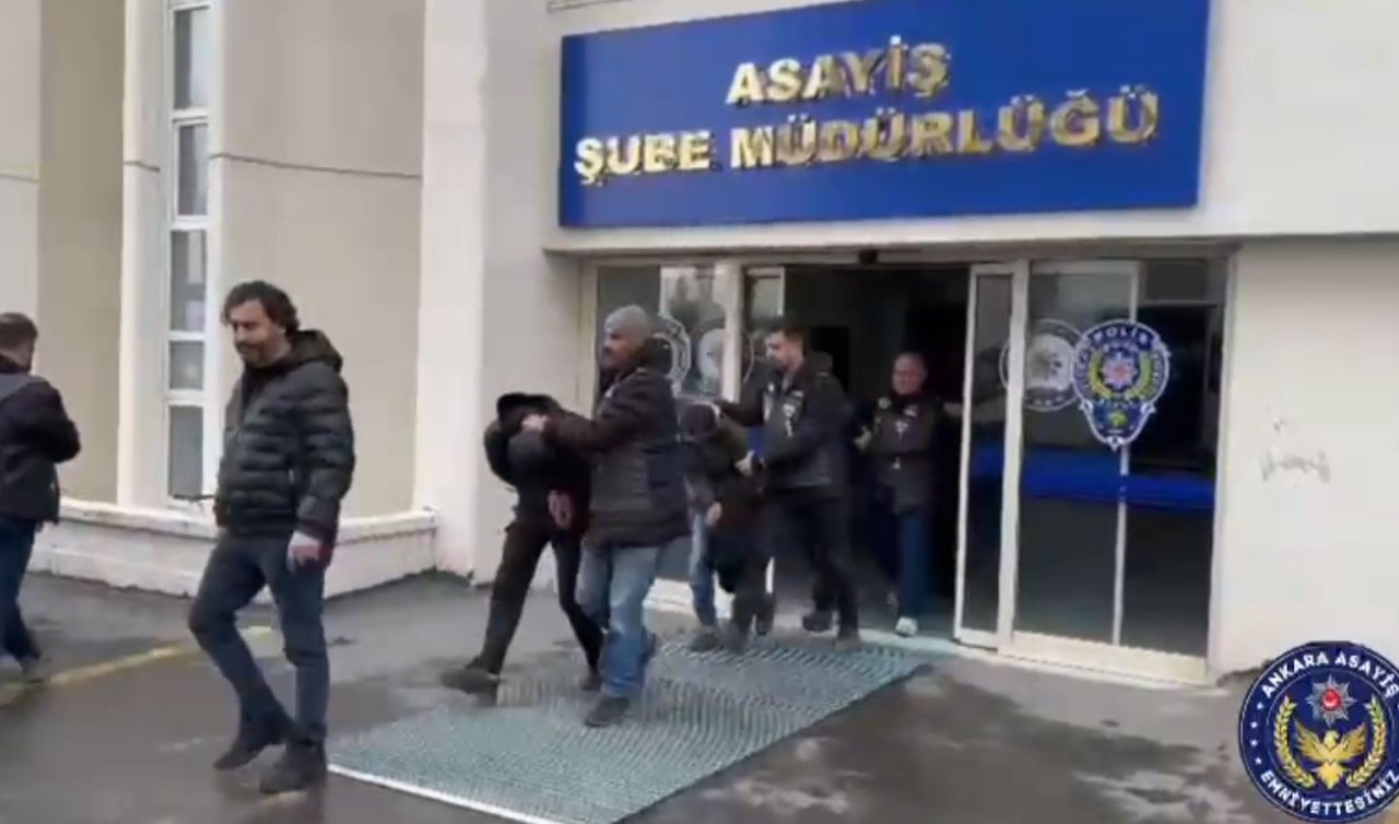 Çaldıkları araçları parçalayıp satan 8 şüpheli yakalandı
