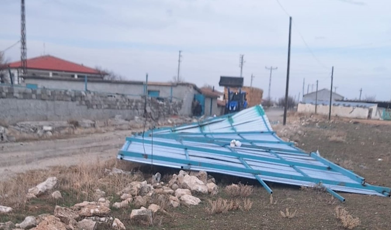  Uçan çatının altında kalan şahıs hayatını kaybetti