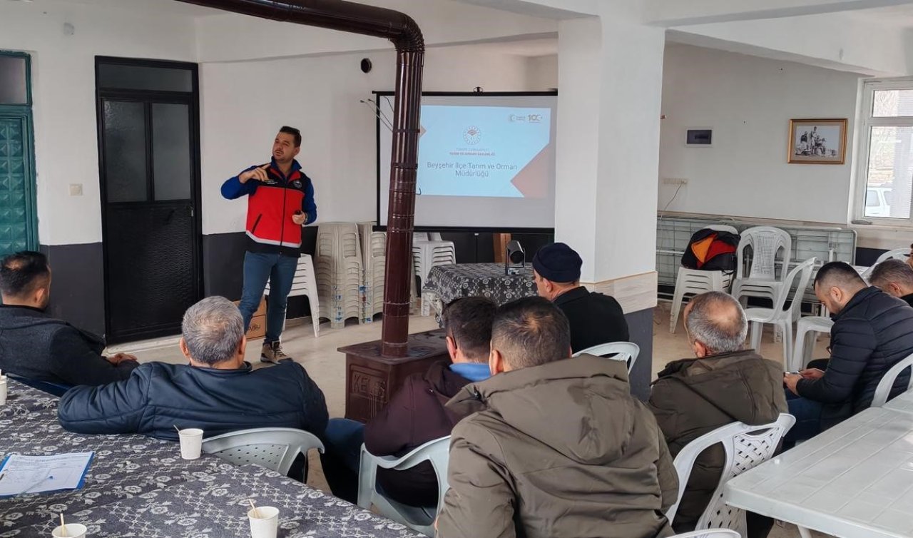 Beyşehir’de şap hastalığına karşı bilgilendirme yapıldı