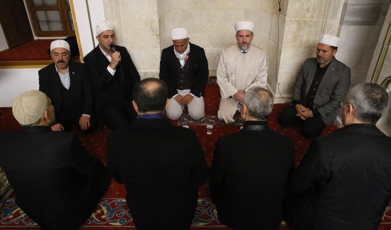 Konya Büyükşehir Belediyesi’nin aslına uygun inşa ettiği Habib-i Neccar Camisi’nde anma programı