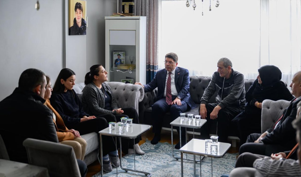 Adalet Bakanı Tunç Atlas Çağlayan’ın ailesini ziyaret etti