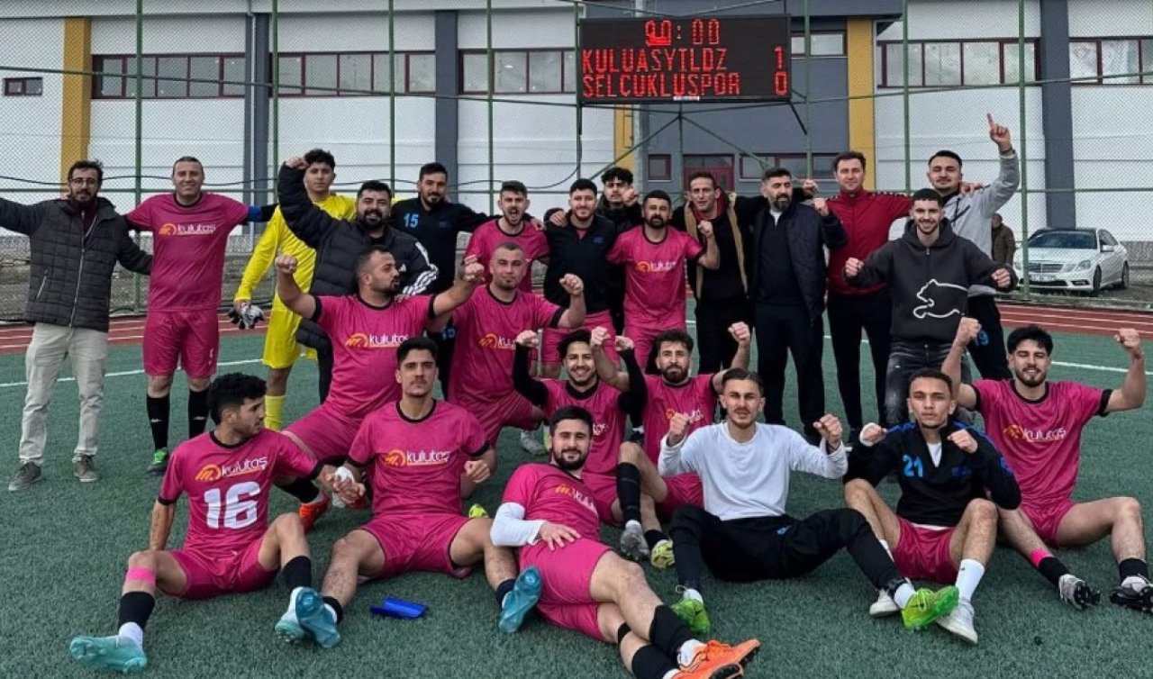 Kulu As Yıldız Spor konuk ettiği Selçuklupor ’u 1-0 mağlup etti