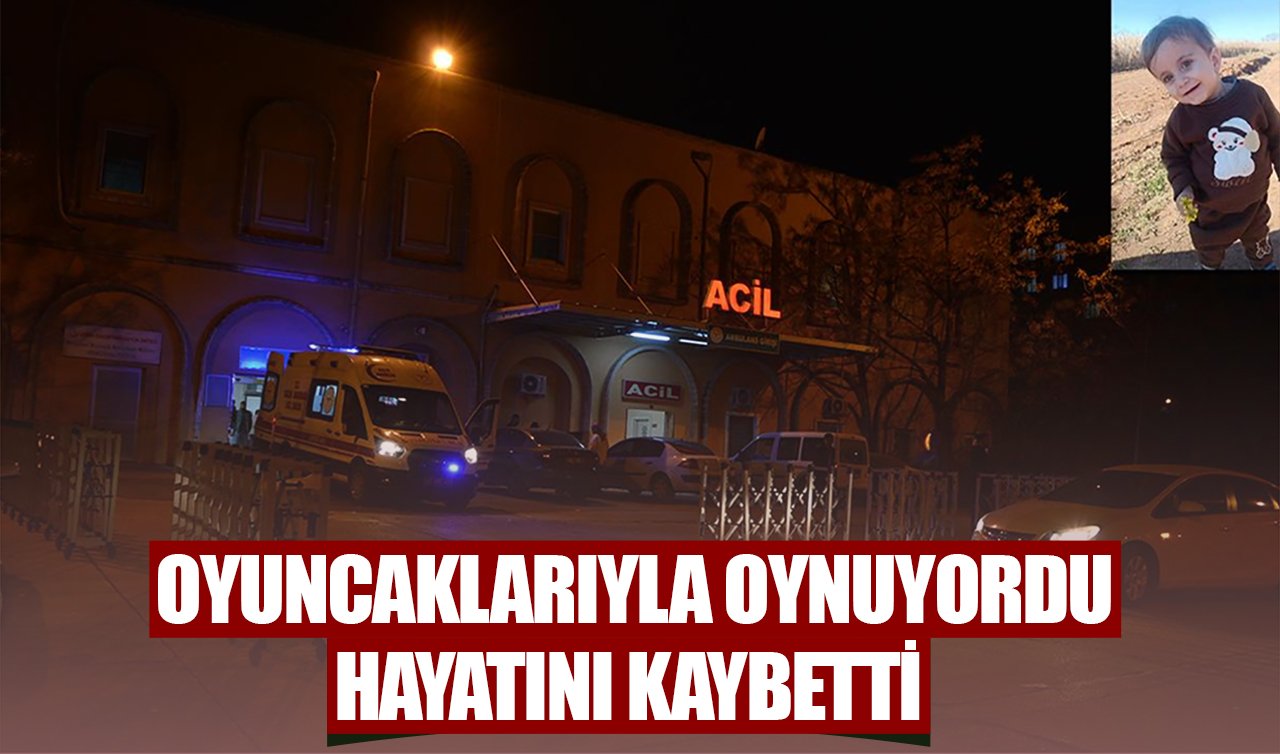 Oyuncaklarıyla oynuyordu! Hayatını kaybetti