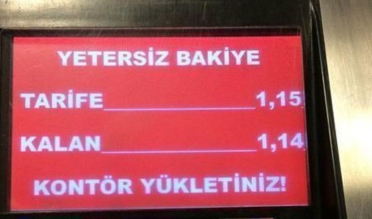 Hangi uyarıyı, İstanbul toplu ulaşımında ödeme cihazlarından duymamız muhtemeldir? Beyaz’la Joker 50 bin tl’lik soru