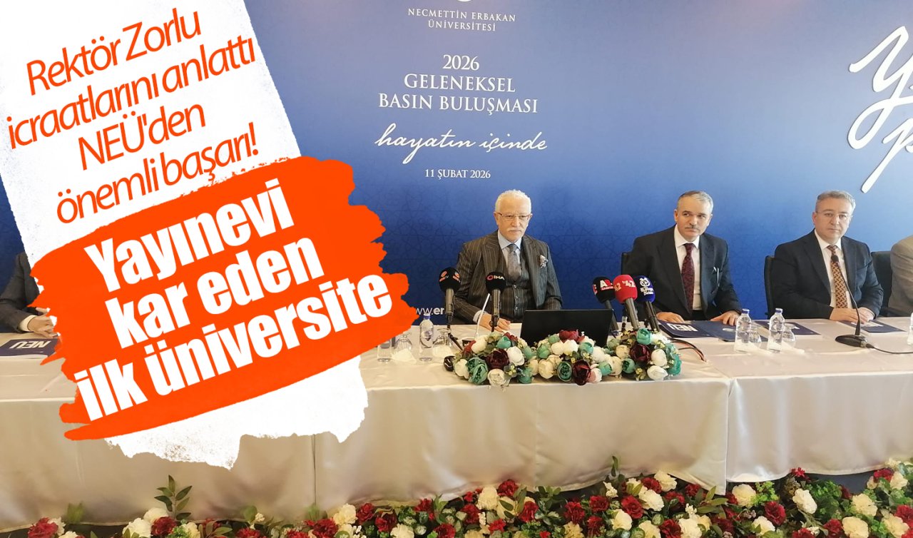 NEÜ’den önemli başarı! Yayınevi kar eden ilk üniversite oldu 