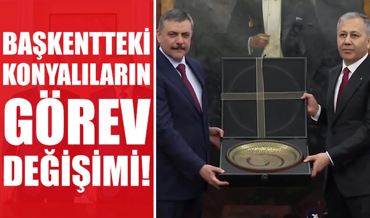 Başkentteki Konyalıların görev değişimi!
