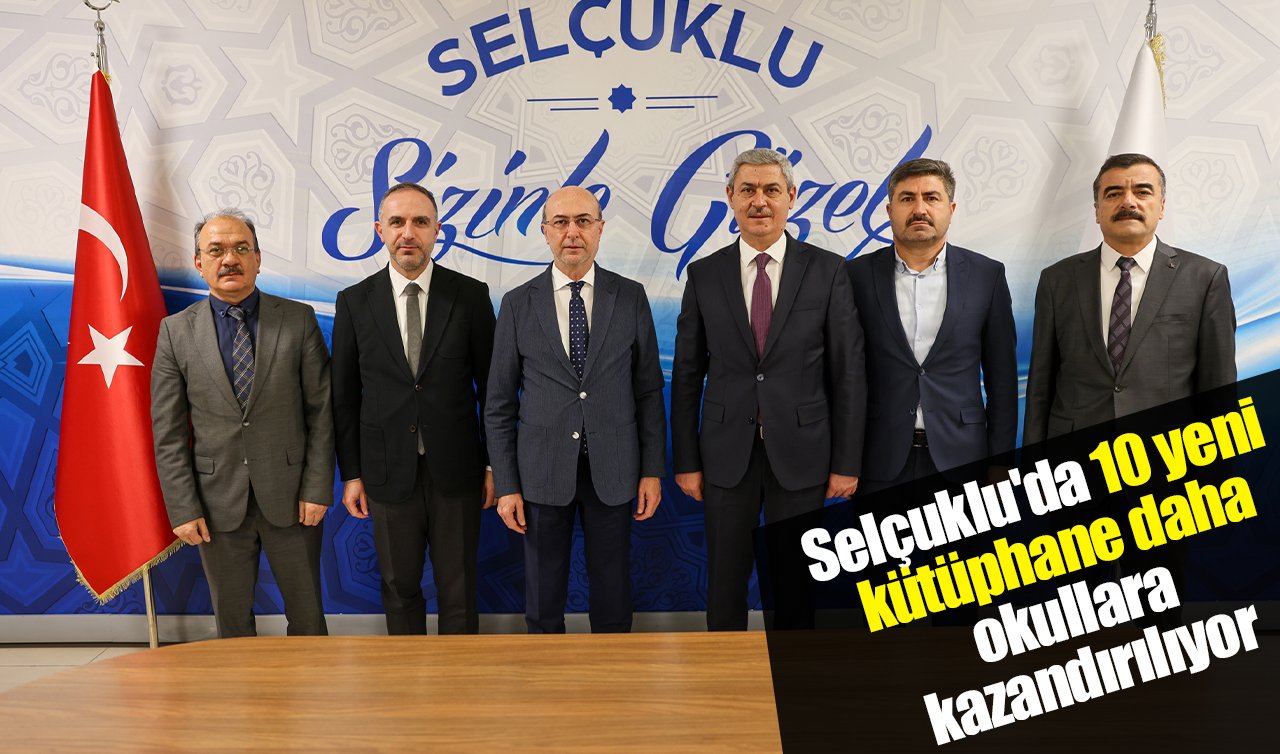 Selçuklu’da 10 yeni kütüphane daha okullara kazandırılıyor