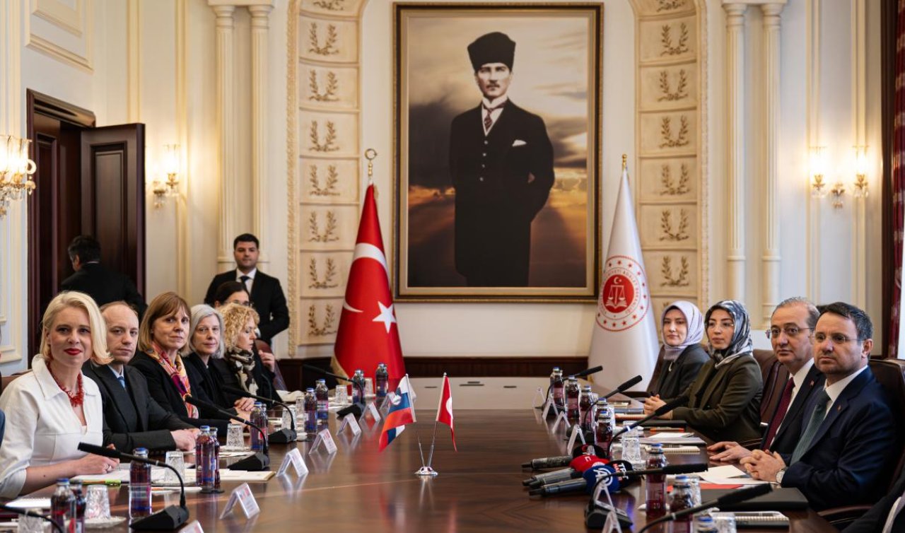 Bakan Gürlek Slovenya Ulusal Meclis Başkanı ile görüştü