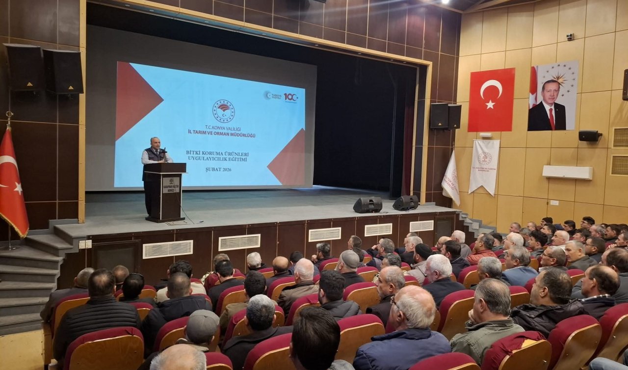 Karapınar’da üreticilere “Zirai İlaç Uygulama Belgesi’’ eğitimi