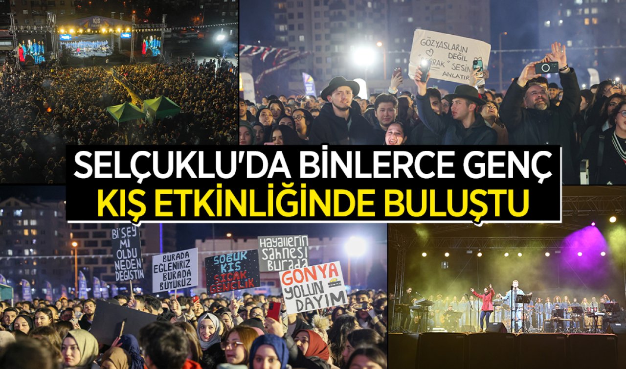 Selçuklu’da binlerce genç kış etkinliğinde buluştu 