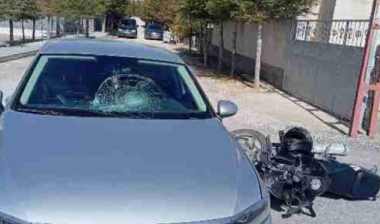 Karapınar’da otomobille motosiklet çarpıştı: 1 yaralı