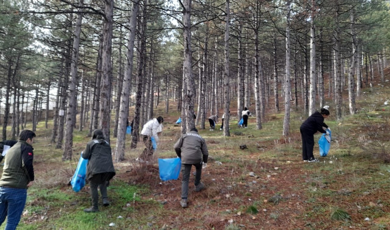 Akşehir’de orman yangınlarına karşı örnek çalışma