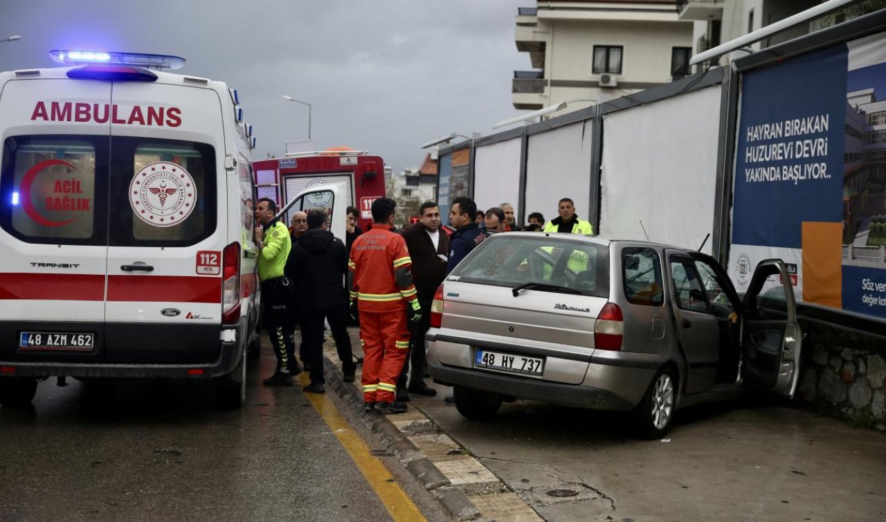 Otomobil duvara çarptı: 1 ölü