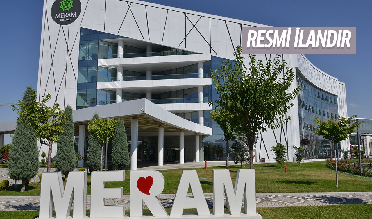 Meram Belediye Başkanlığından 