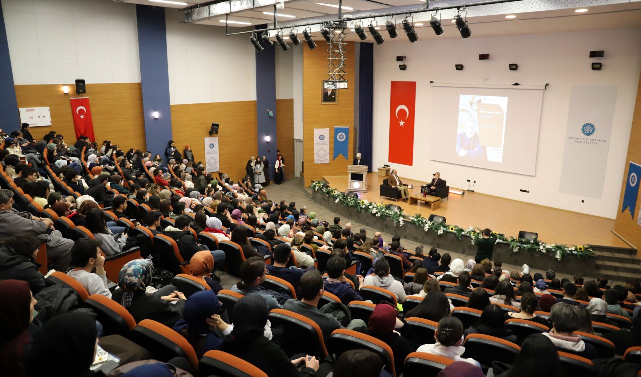 Prof. Dr. Mim Kemal Öke NEÜ’de öğrencilerle buluştu