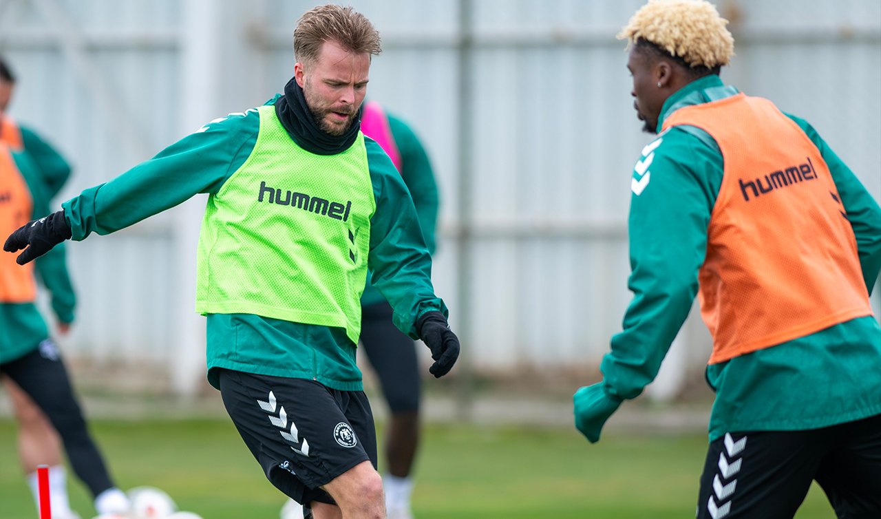 Konyaspor Galatasaray maçı hazırlıklarını sürdürdü