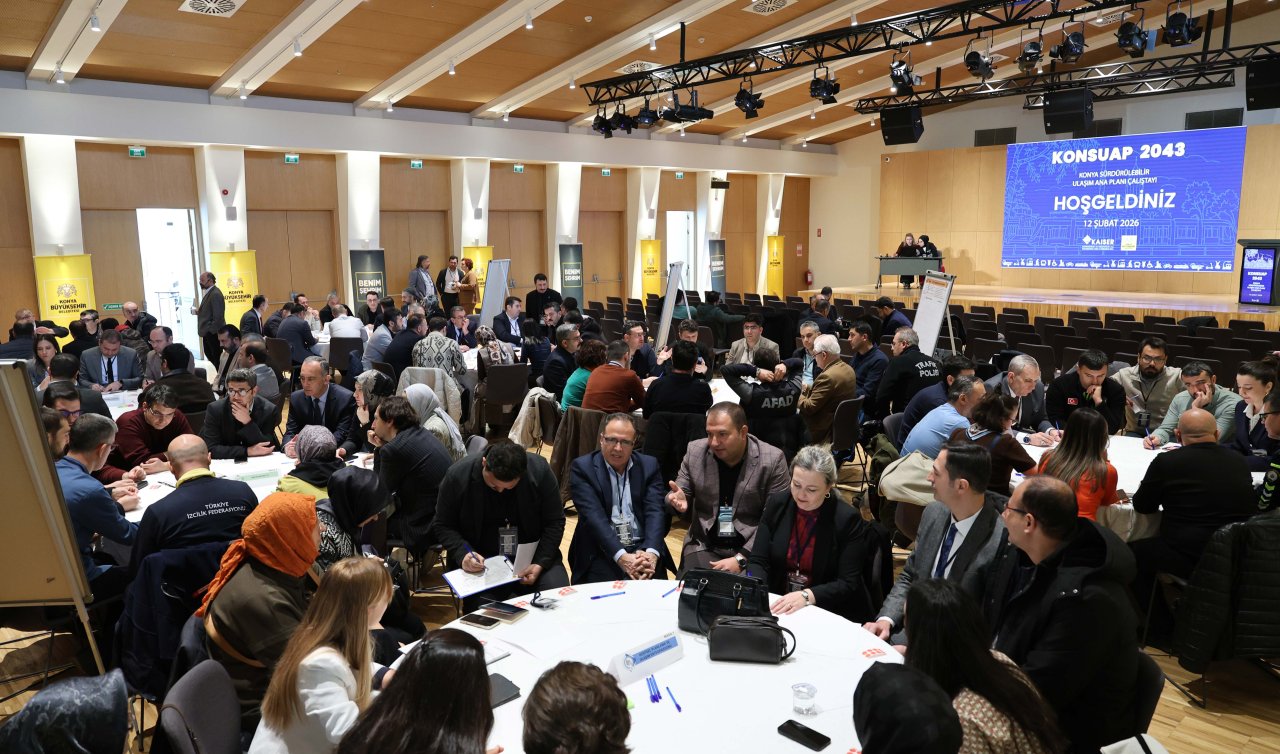 Konya’nın 2043 ulaşım vizyonu paydaşlarla masaya yatırıldı