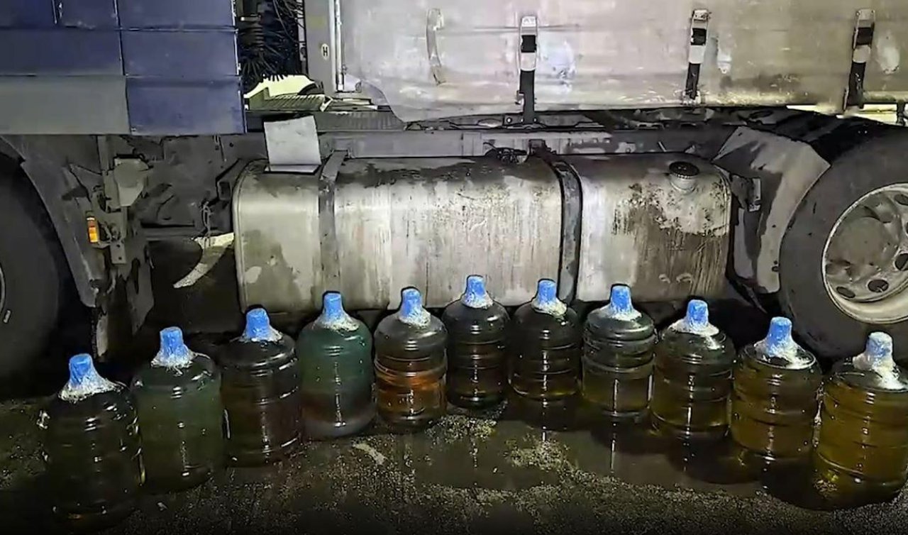 Tırda 183 litre uyuşturucu yakalandı: Sürücü adliyeye sevk edildi!