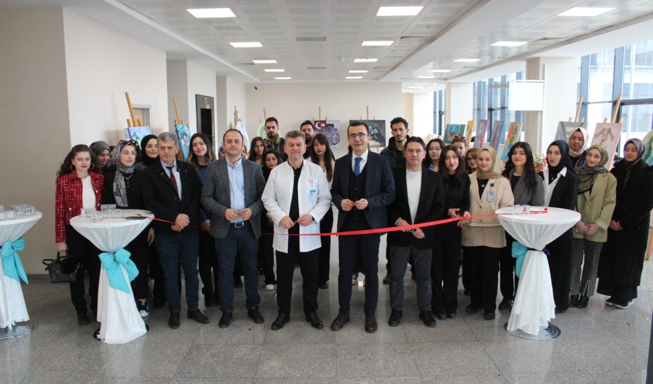 NEÜ’de sanat ve tıbbı buluşturan resim sergisi