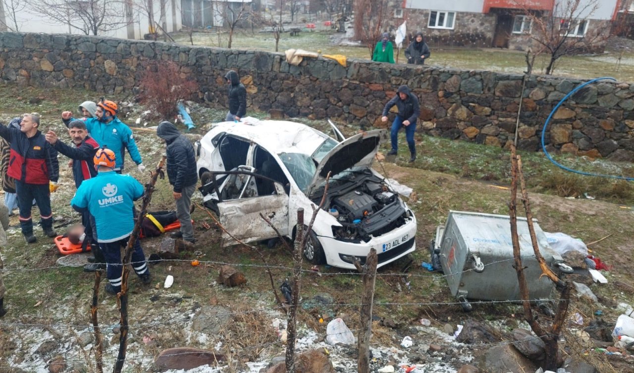 Otomobil takla attı: Yaralılar var 